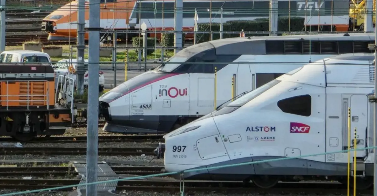 Incendio en los cables del TGV. Trenes de alta velocidad en Francia: «Acto de vandalismo».